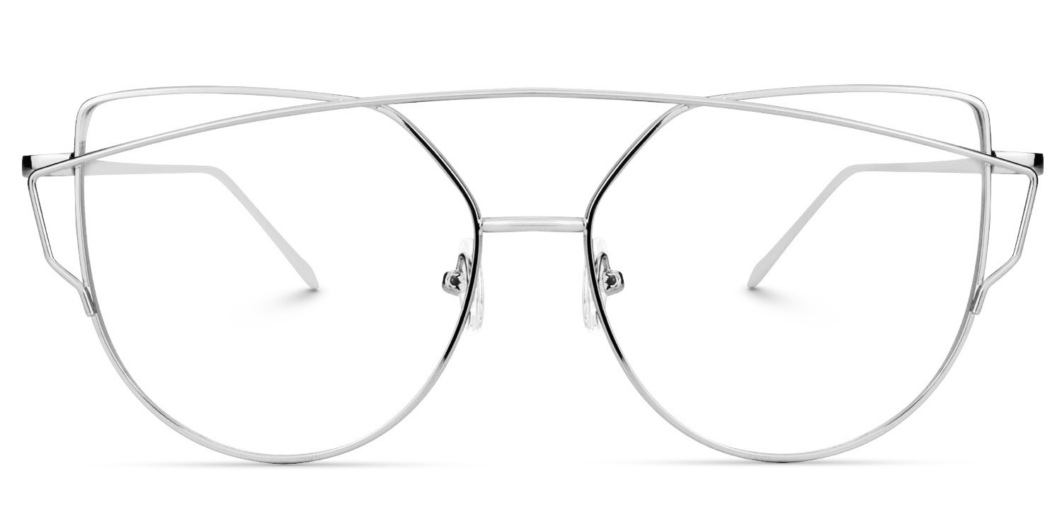 Selina Aviator Silver Glasses good-img
