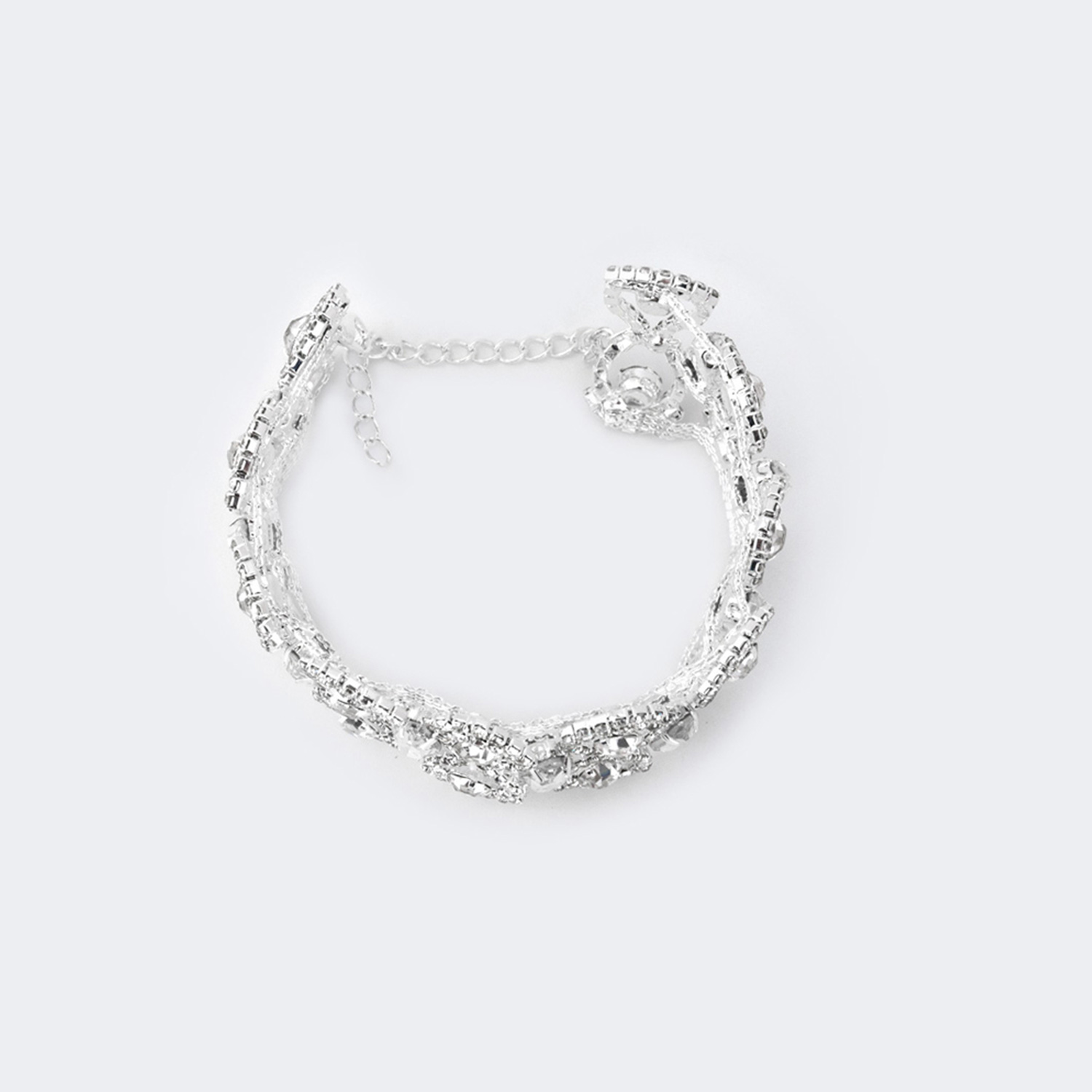 Glaring Occidental Style Silver Bracelet1