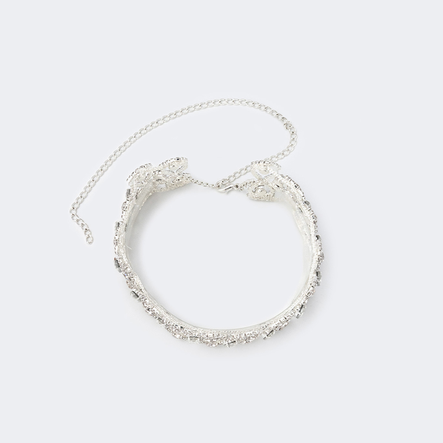 Glaring Occidental Style Silver Necklace2
