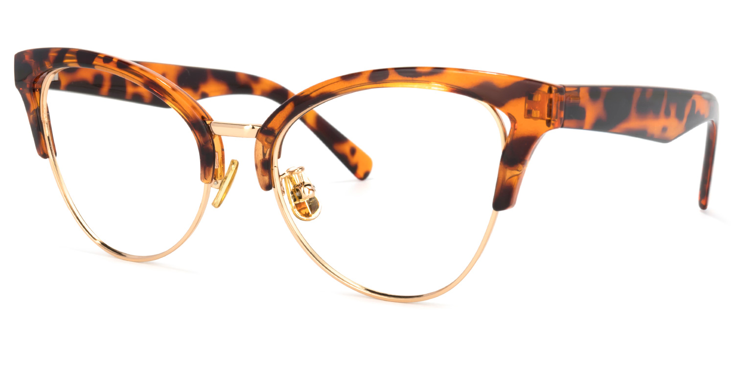 Charlene Browline Tortoise Glasses3