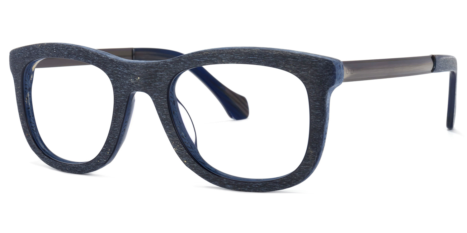 ZEELOOL Wiley Square Dark-Gray Glasses