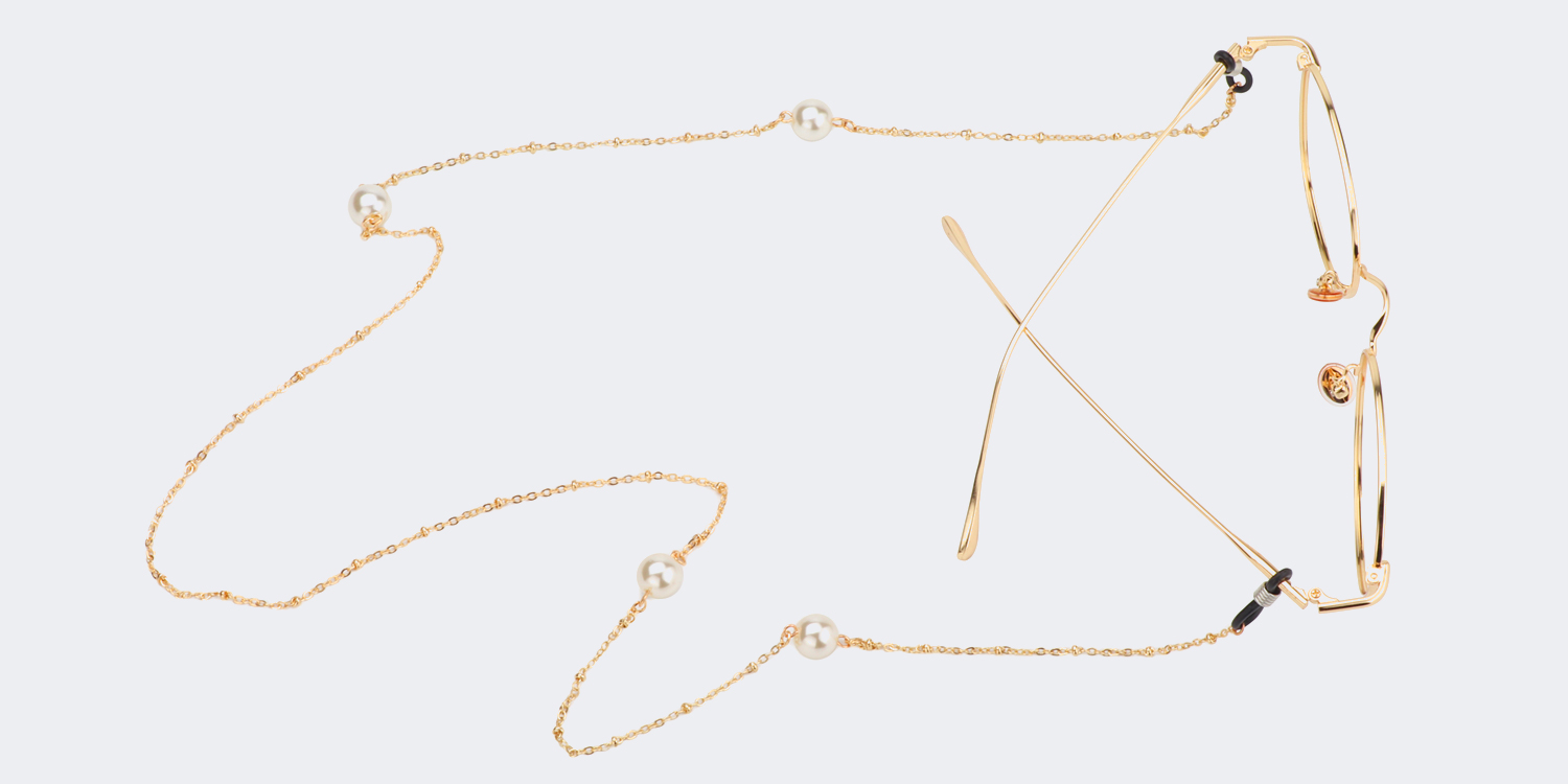 Pearl Gold Eyeglasses Chain-051