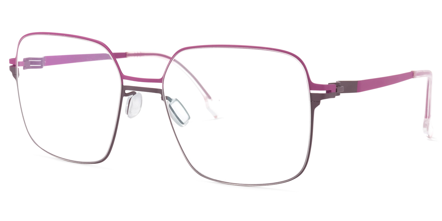 ZEELOOL Yadira Square Two-Tone Glasses