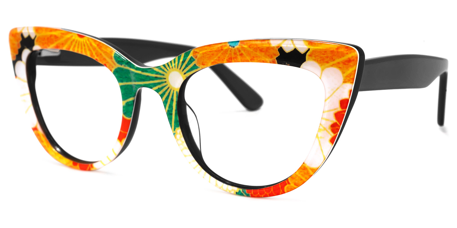 ZEELOOL Makie Cateye Black Glasses