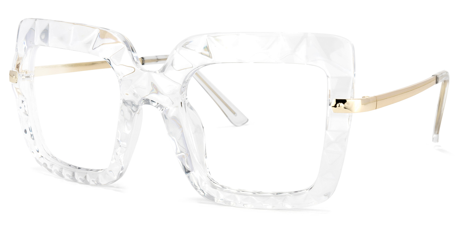 ZEELOOL Amecia Square Crystal Glasses