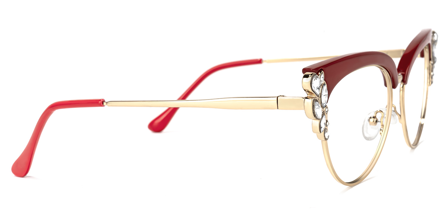 Cat Eye Red Glasses4