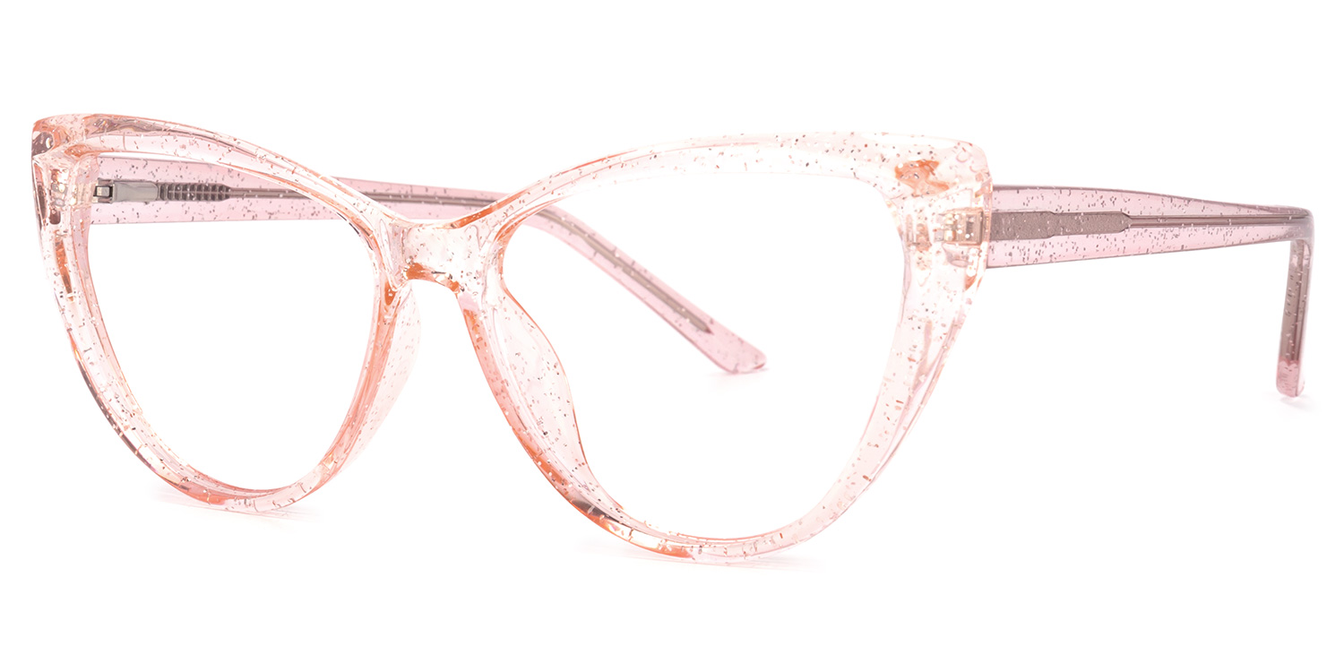 ZEELOOL Tarun Cateye Pink Glasses