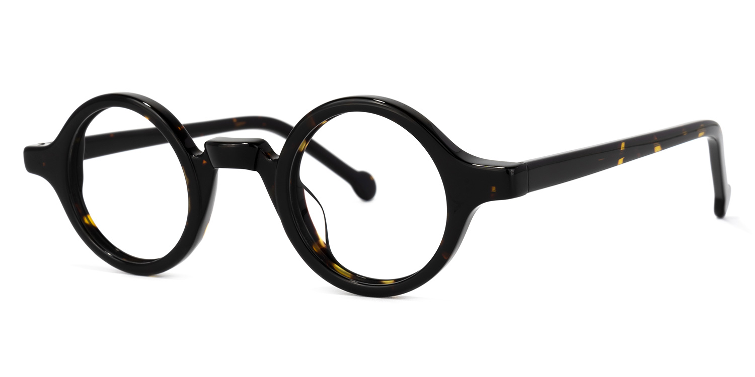 ZEELOOL Cassandra Round Tortoise Glasses