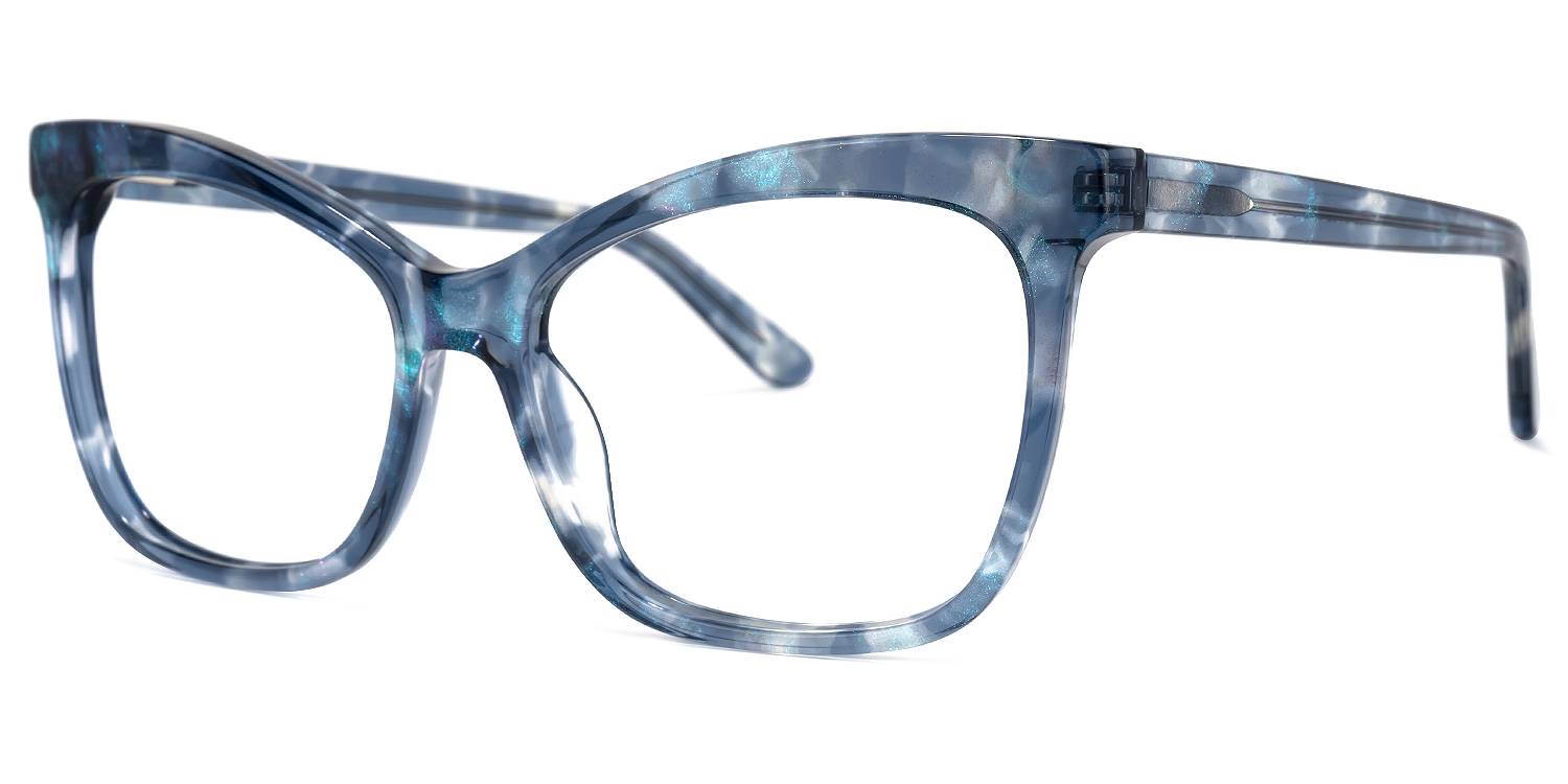 Richardson Cateye Blue Glasses1