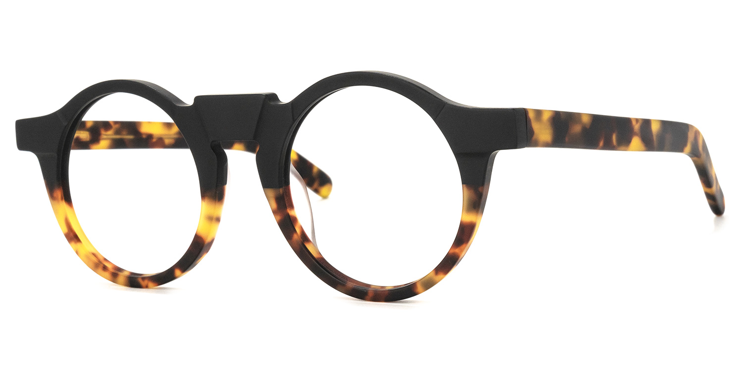 ZEELOOL Jamie Round Tortoise Glasses