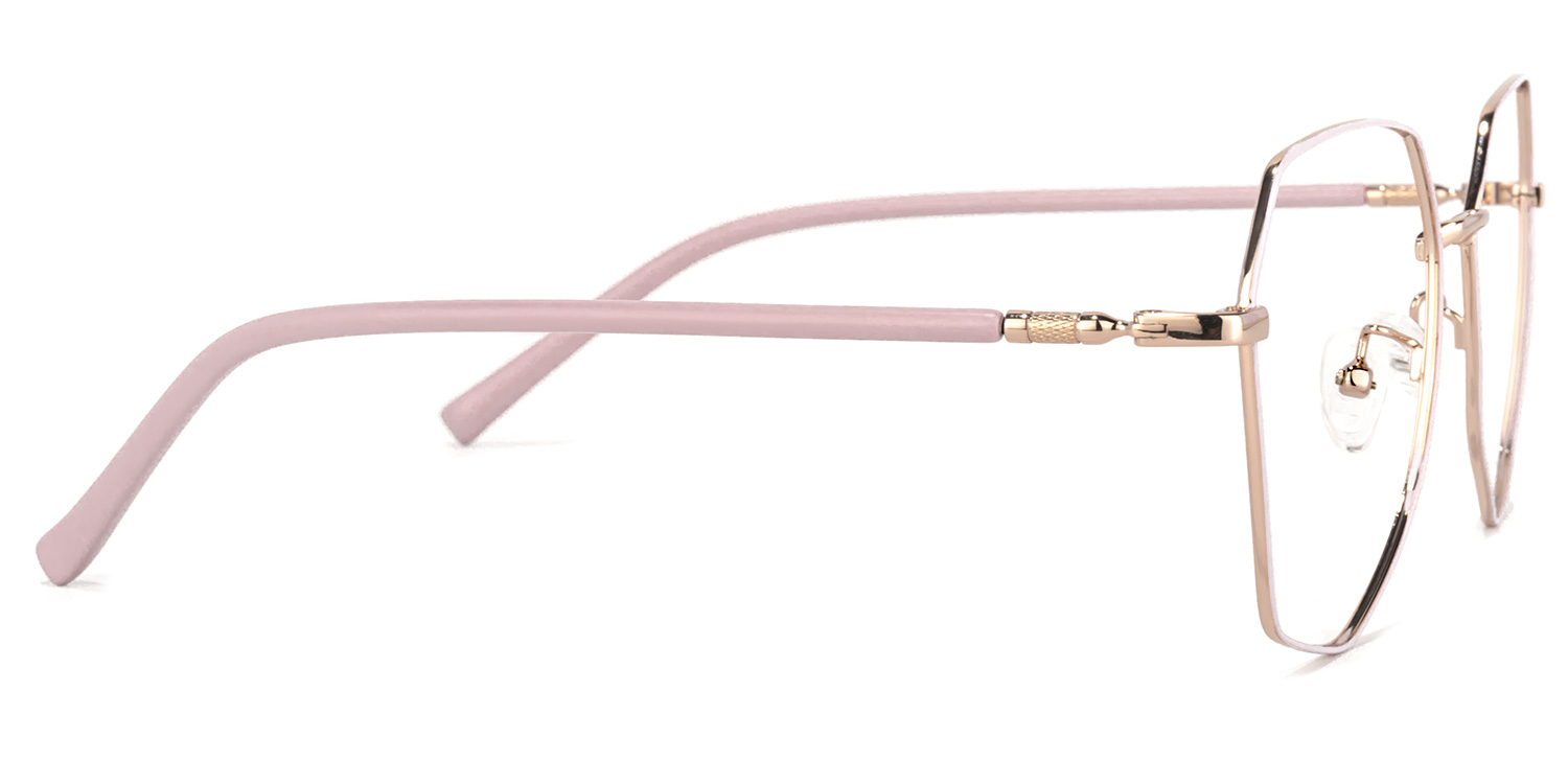 Bivins Geometric Pink Glasses3