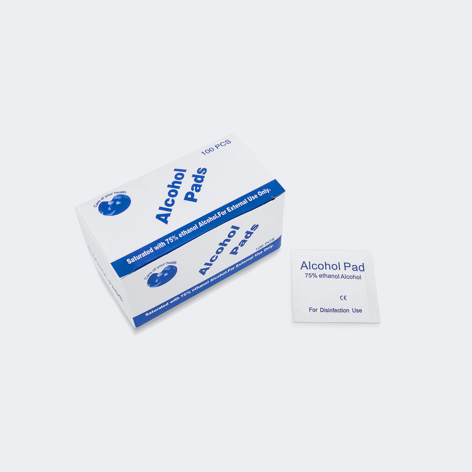 Disposable Individual Package Portable Alcohol Pads0