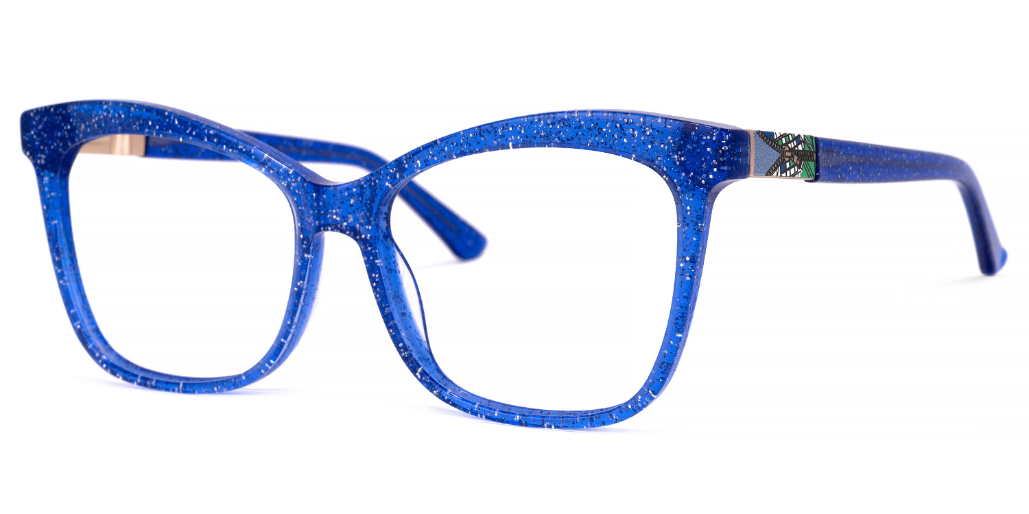 ZEELOOL Alfred Butterfly Blue Glasses
