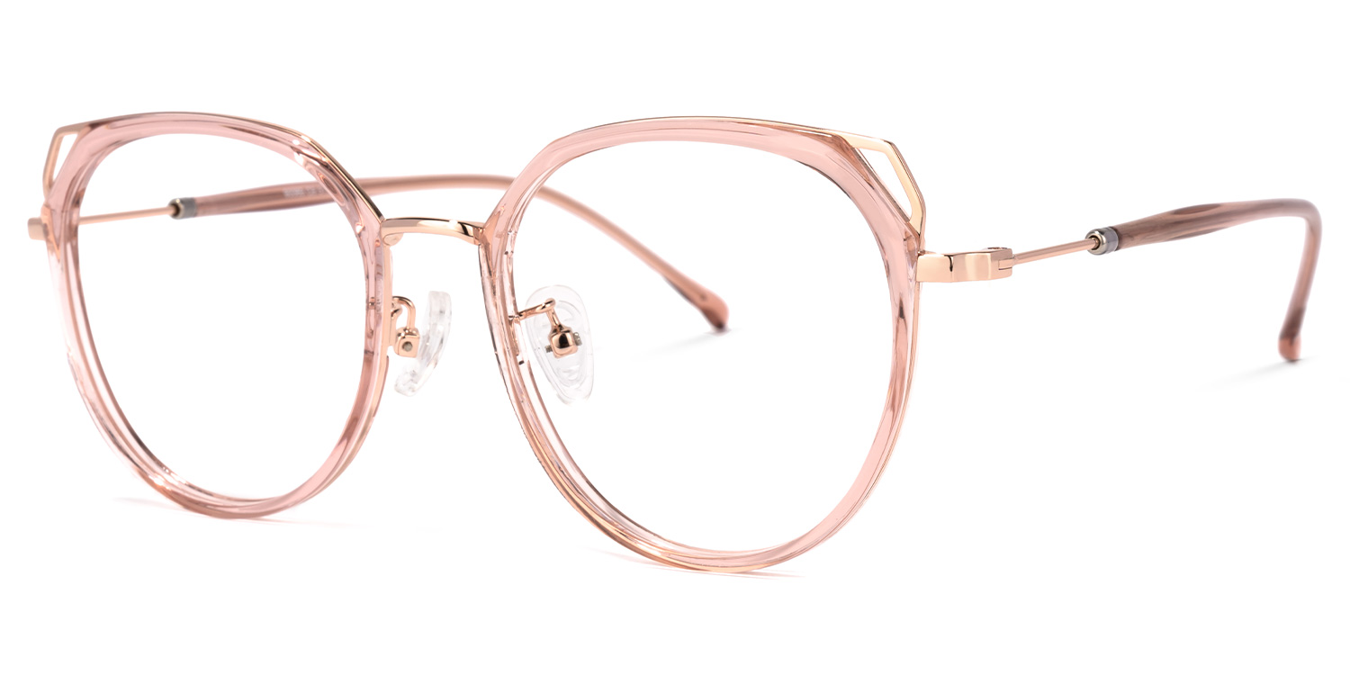 ZEELOOL Ofelia Cateye Pink Glasses