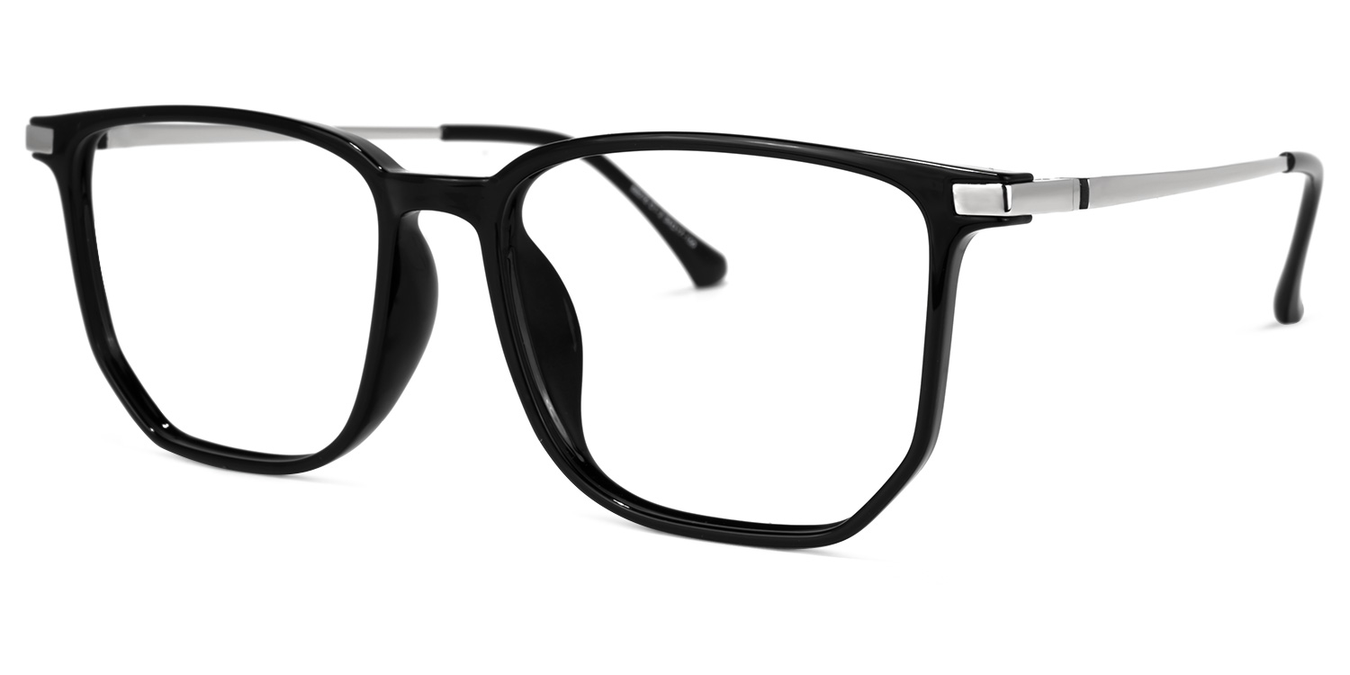 Fezell Sqaure Black Glasses1