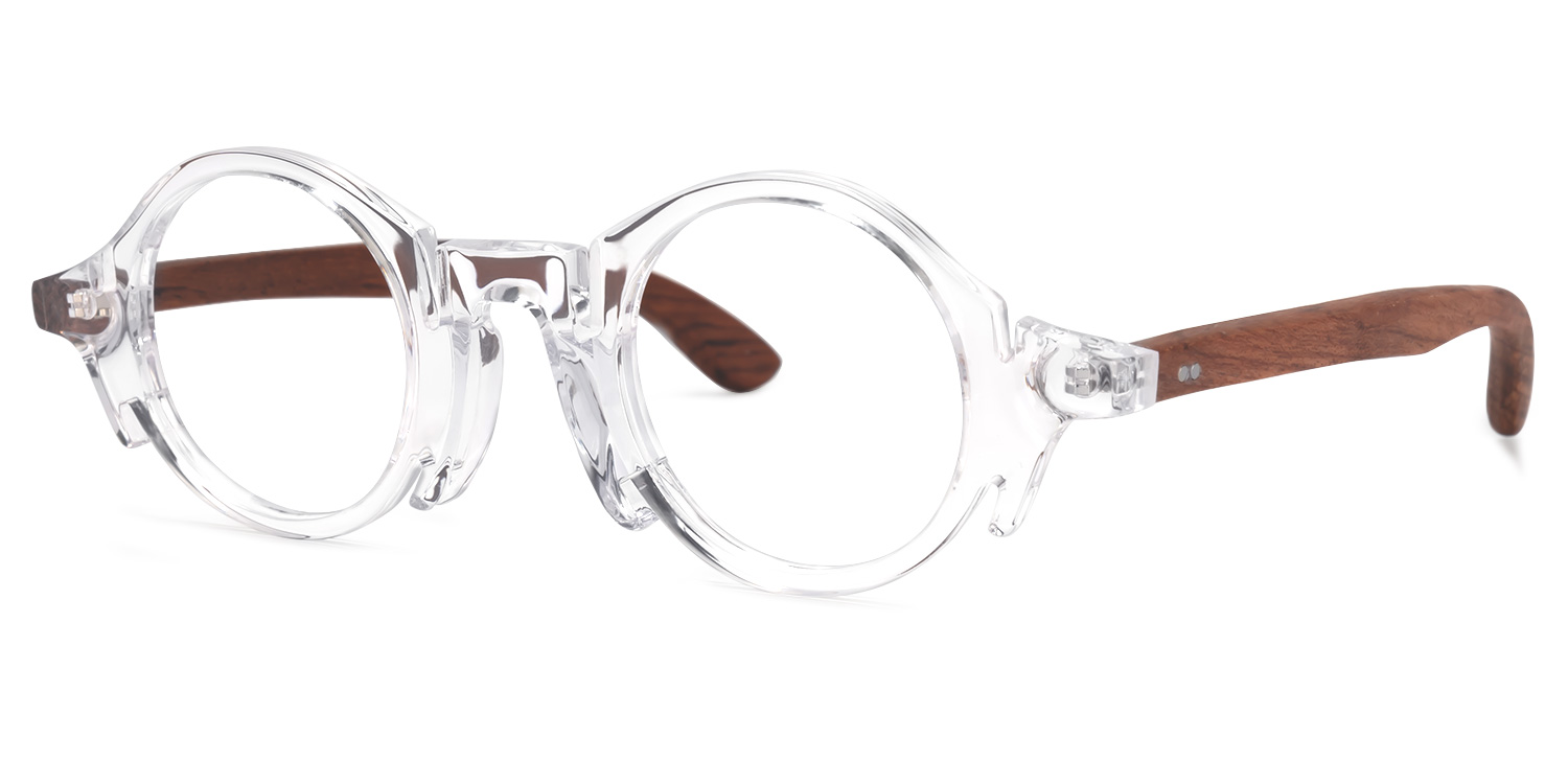 Round Crystal Glasses | Zeelool Glasses1