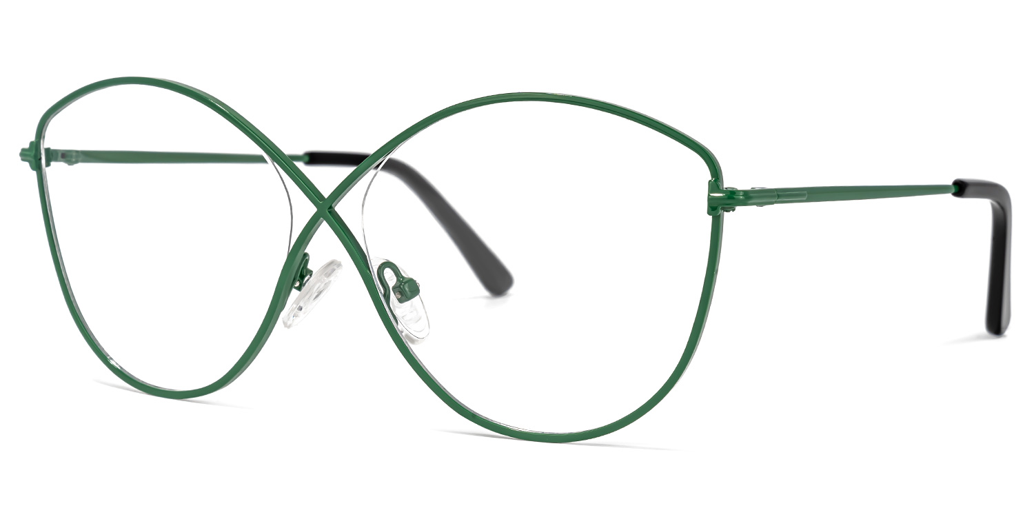 Garcia Geometric Green Glasses2