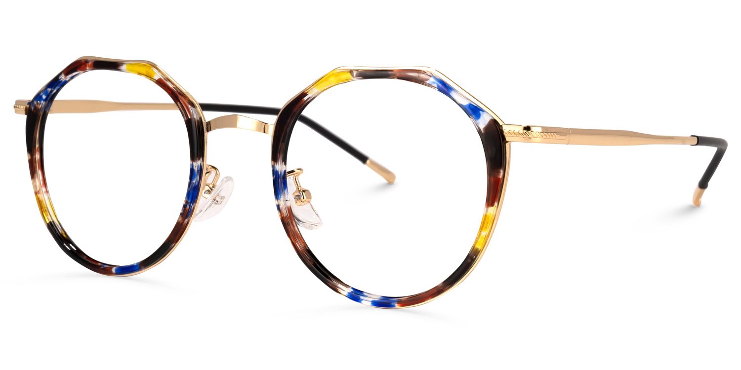 Gentry Geometric Floral Glasses good-img