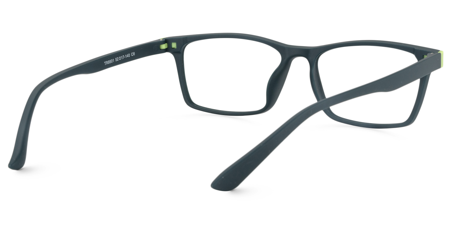 Cheche Rectangle Dark Green Glasses5