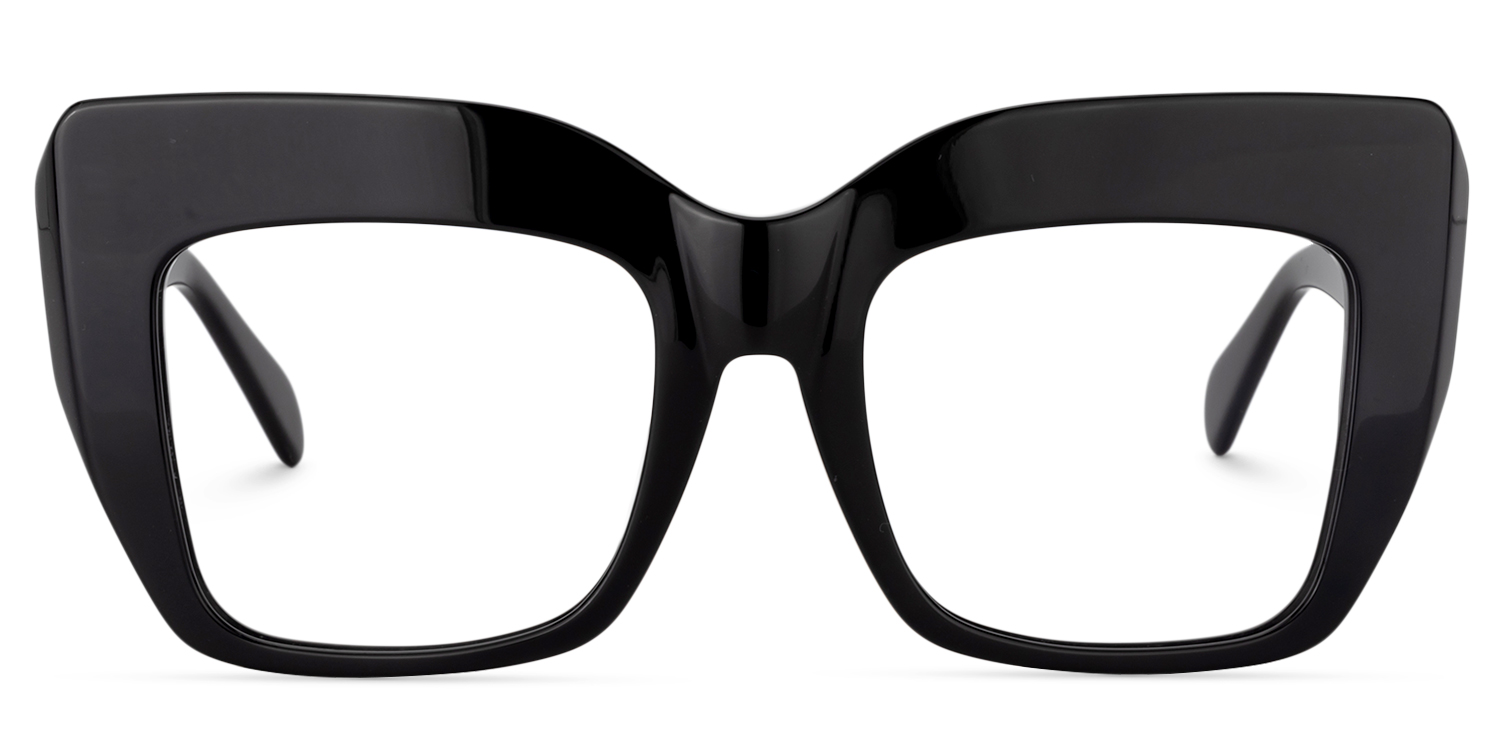 Charmaine Cat Eye Black Glasses good-img