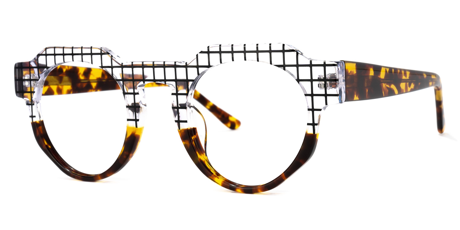 Karla Geometric Tortoise Glasses