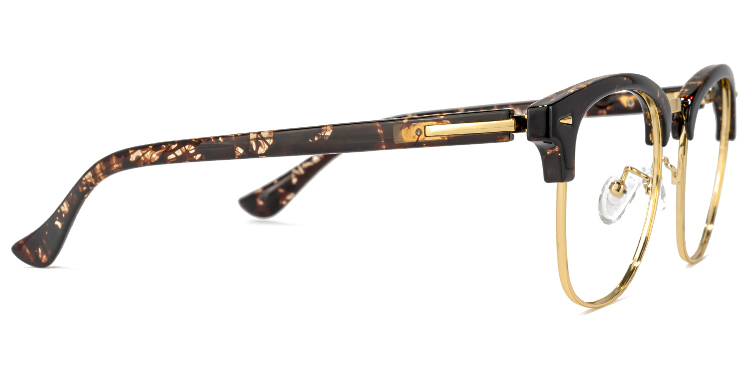 Lasha Browline Gold Glasses2