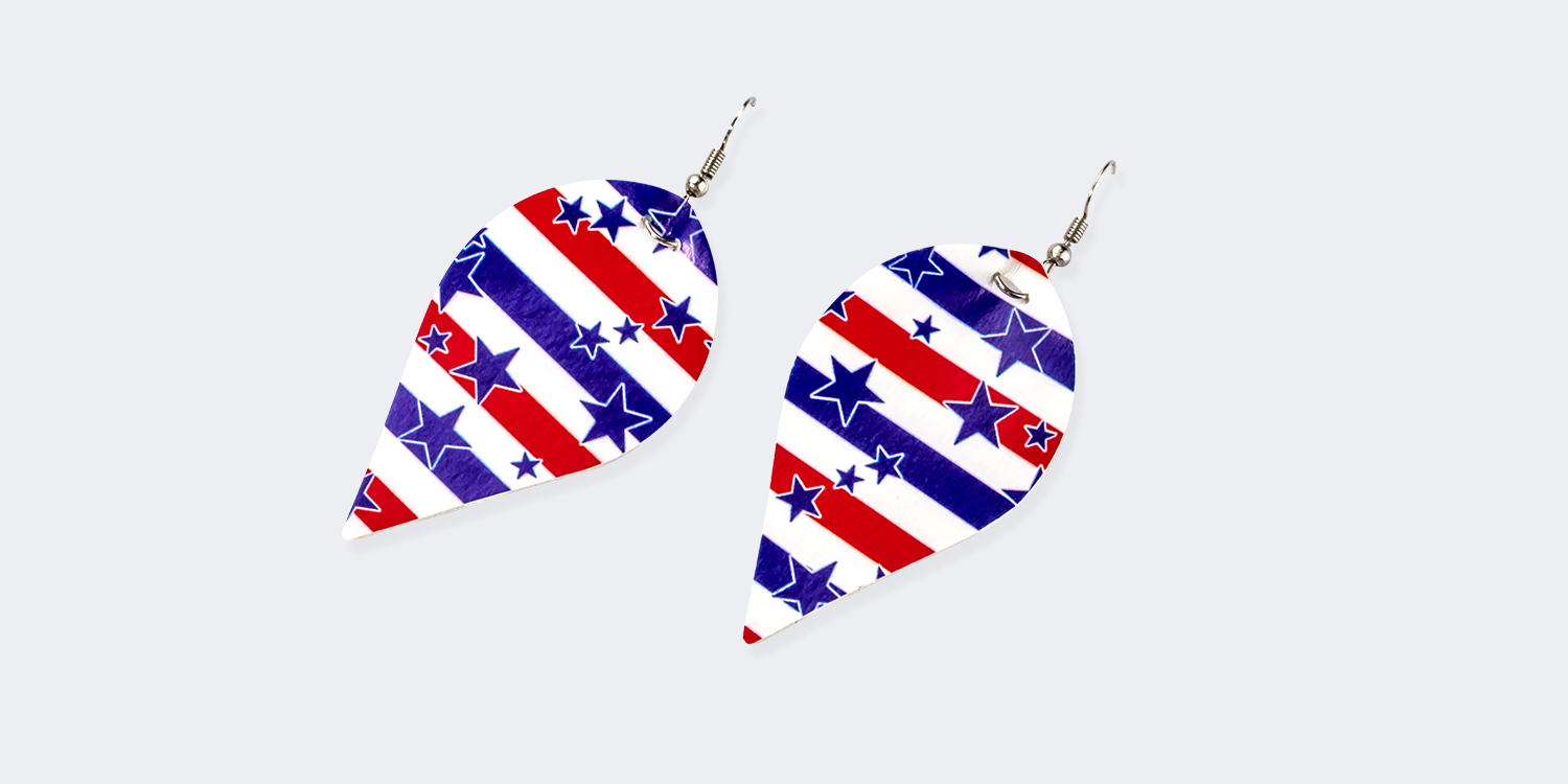 Stylish Water Drop Leather Earrings0