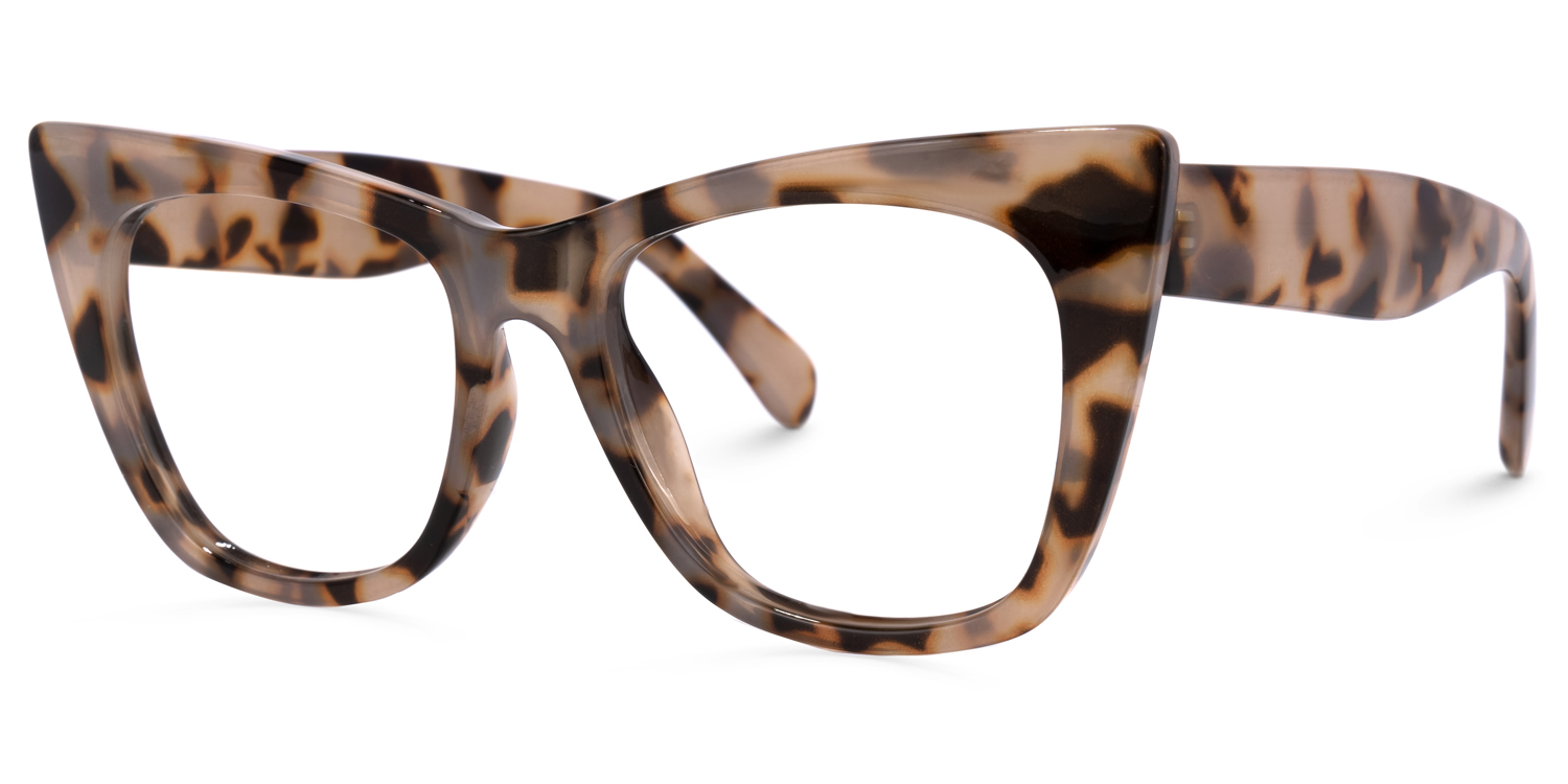 ZEELOOL Fuller Cateye Tortoise Glasses
