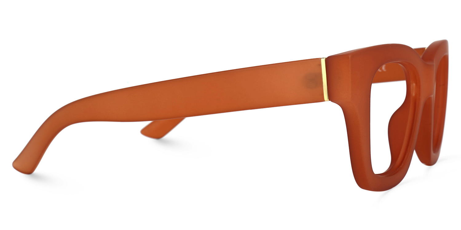 Adriane Square Brown Glasses2