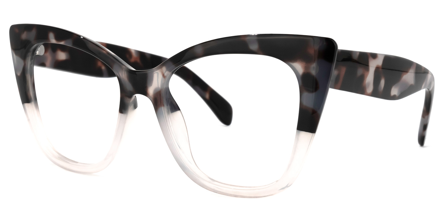 ZEELOOL Royster Cateye White Glasses