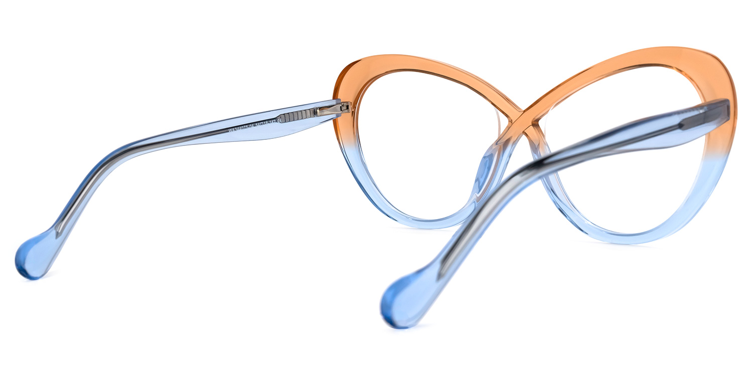 Charde Geometric Blue Glasses3