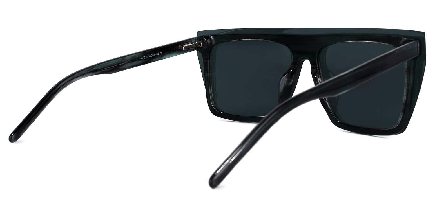 Kenya Square Gray Glasses4