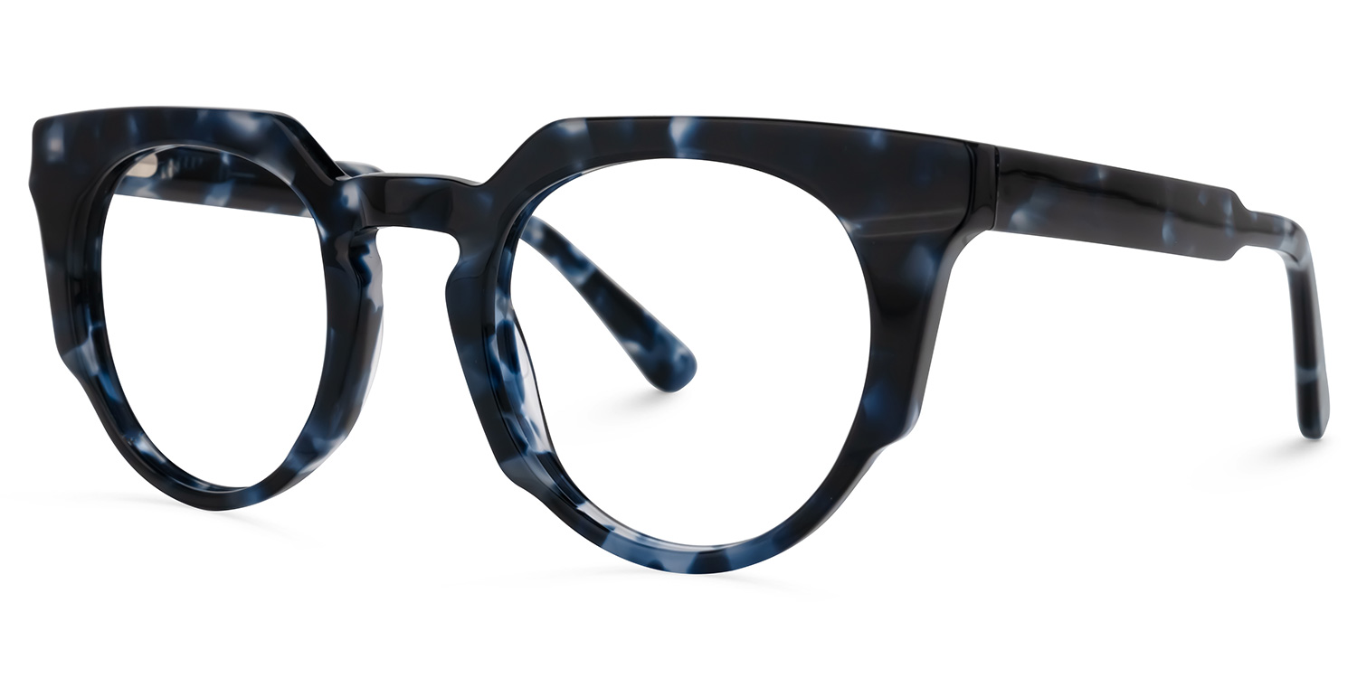 Jenkins Geometric Blue Glasses
