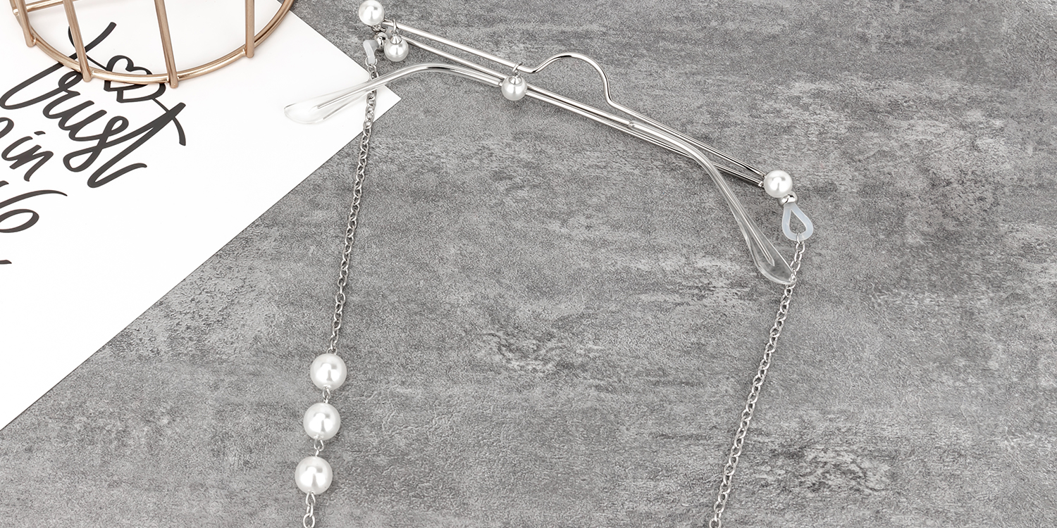 Vintage Full-rim Silver Frame0