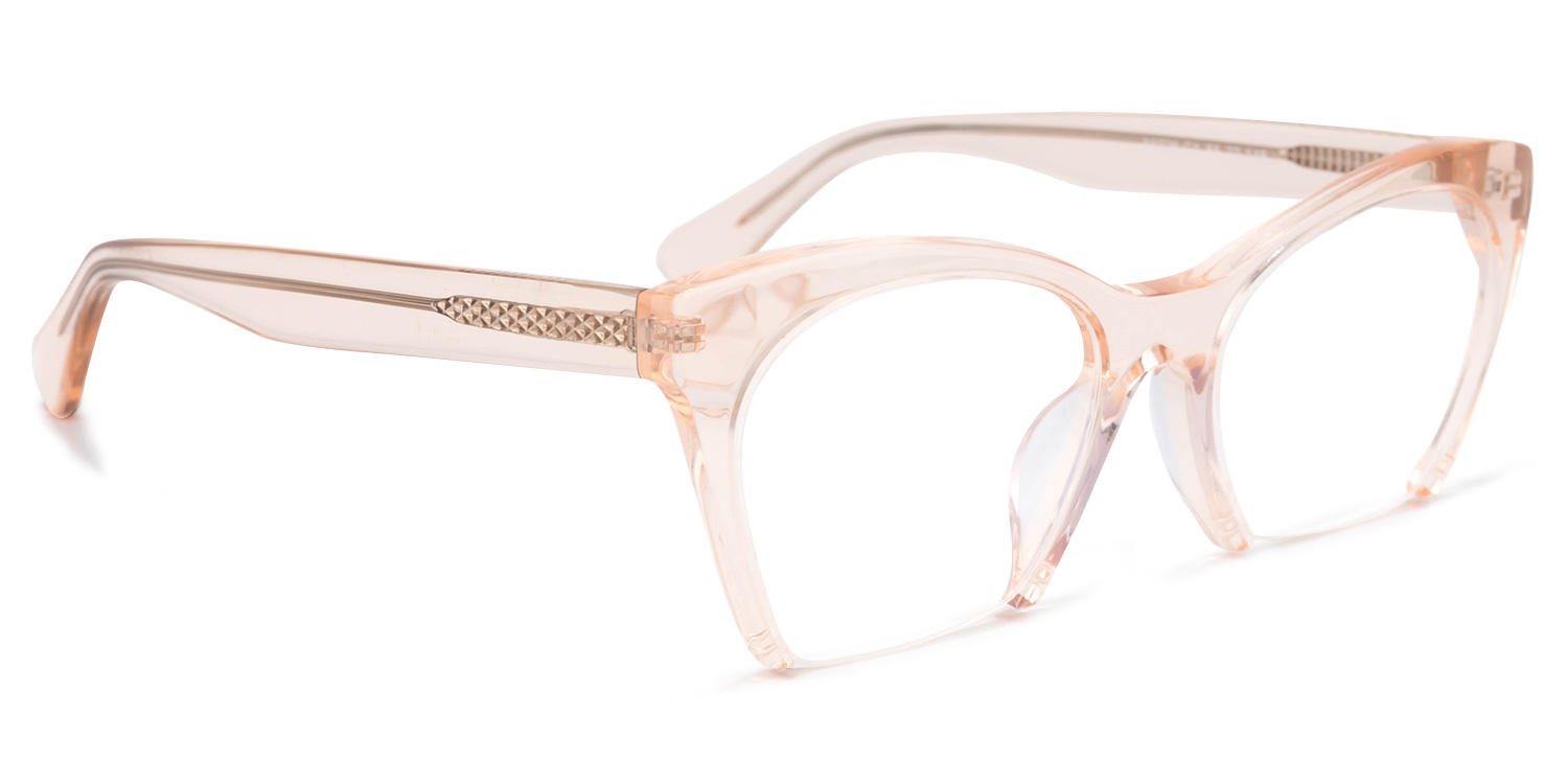 Christine Cat Eye Orange Glasses1