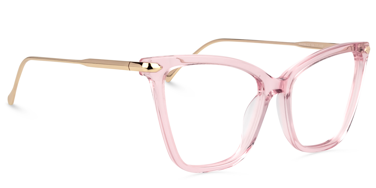 Cat Eye Pink Glasses3