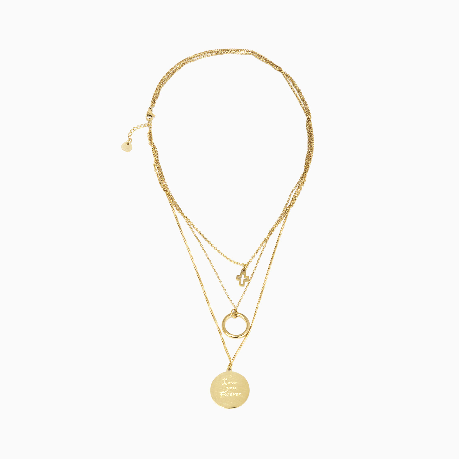 Vintage Pendant Type Gold Necklace2