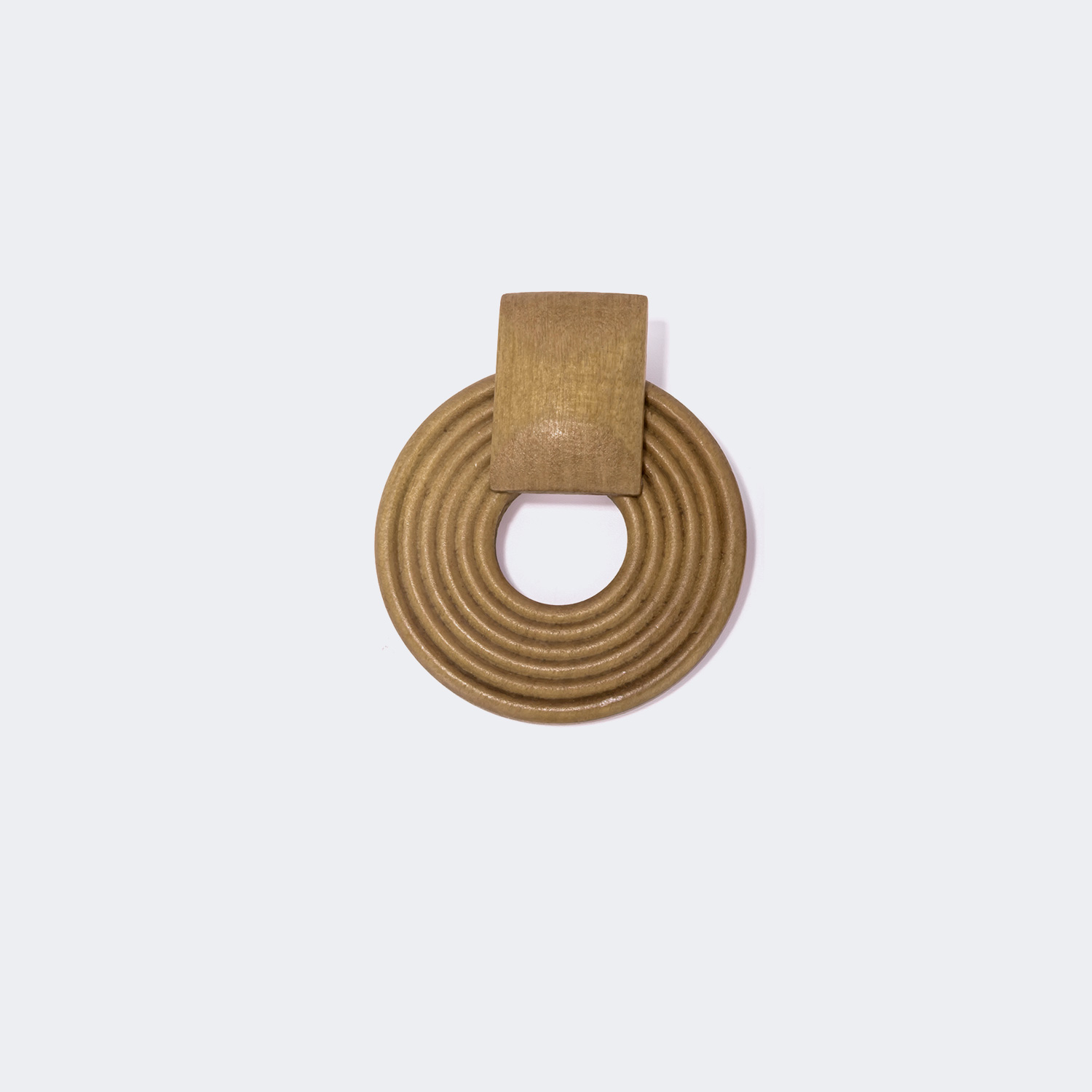 Stylish Acetate Brown Earrings2