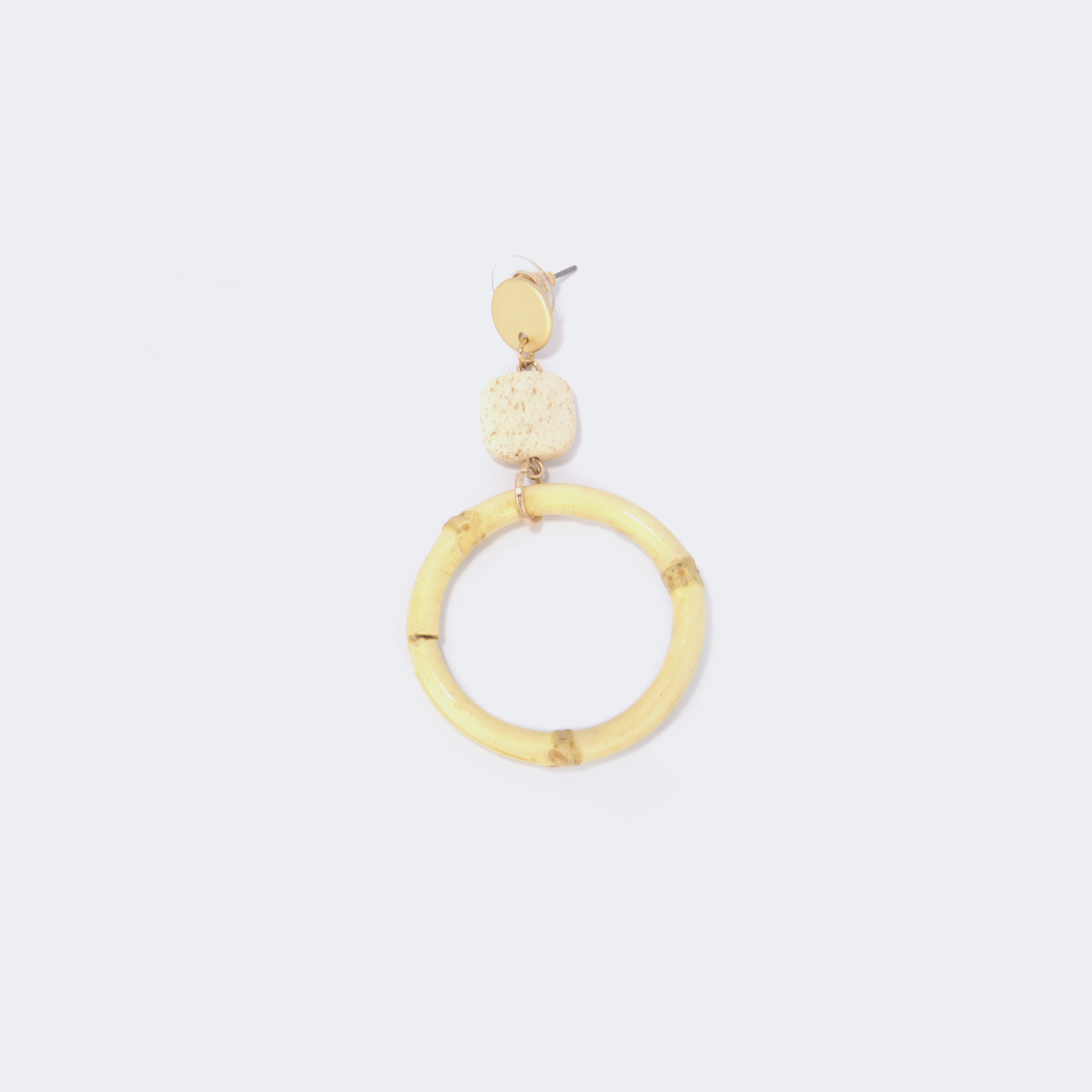 Stylish Annulus White Earrings2