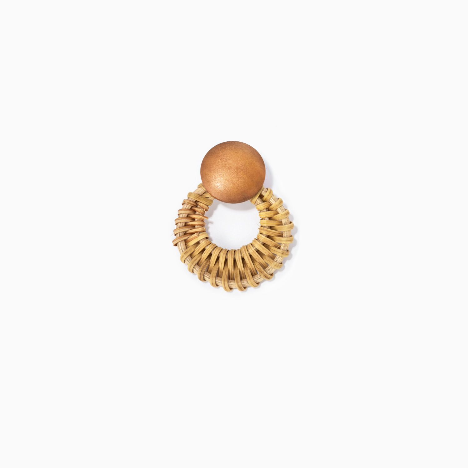 Vintage Round Weave Earrings2