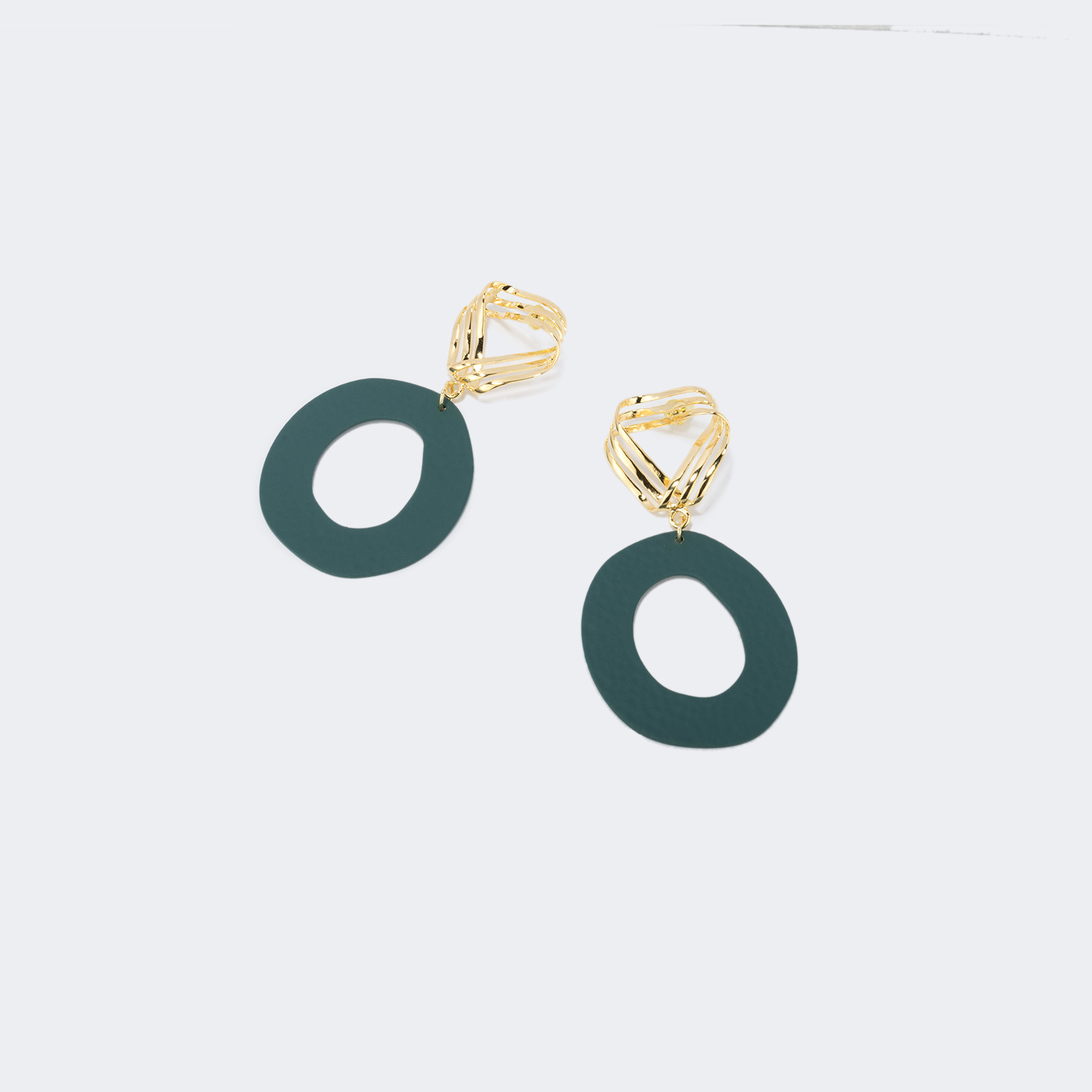 Stylish Round Green Glasses0