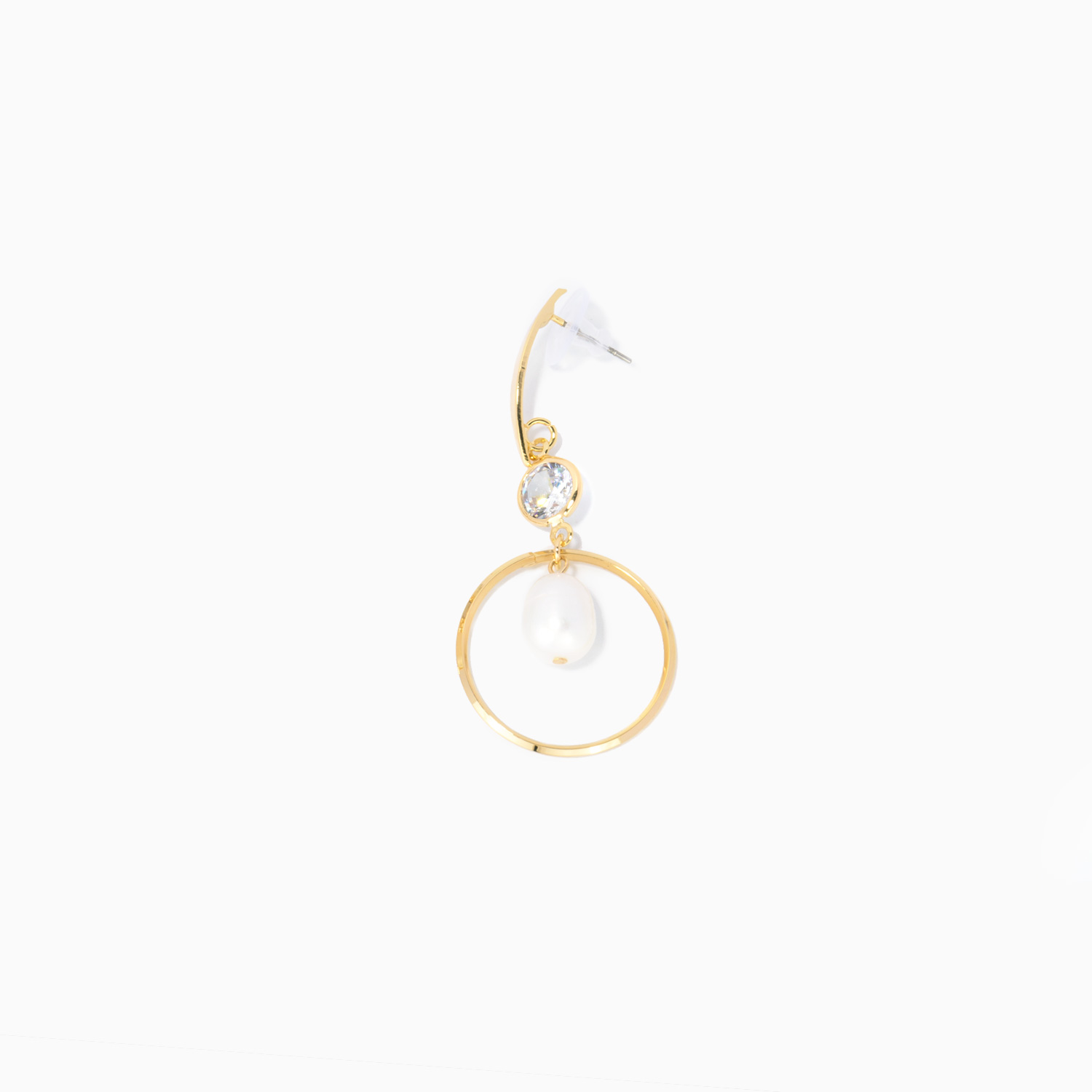 Stylish Pearl Pierced Earrings2