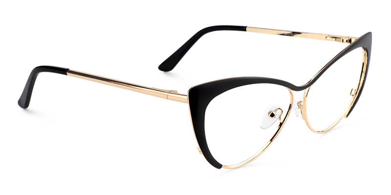 Cateye Black Glasses | Zeelool Eyeglasses3