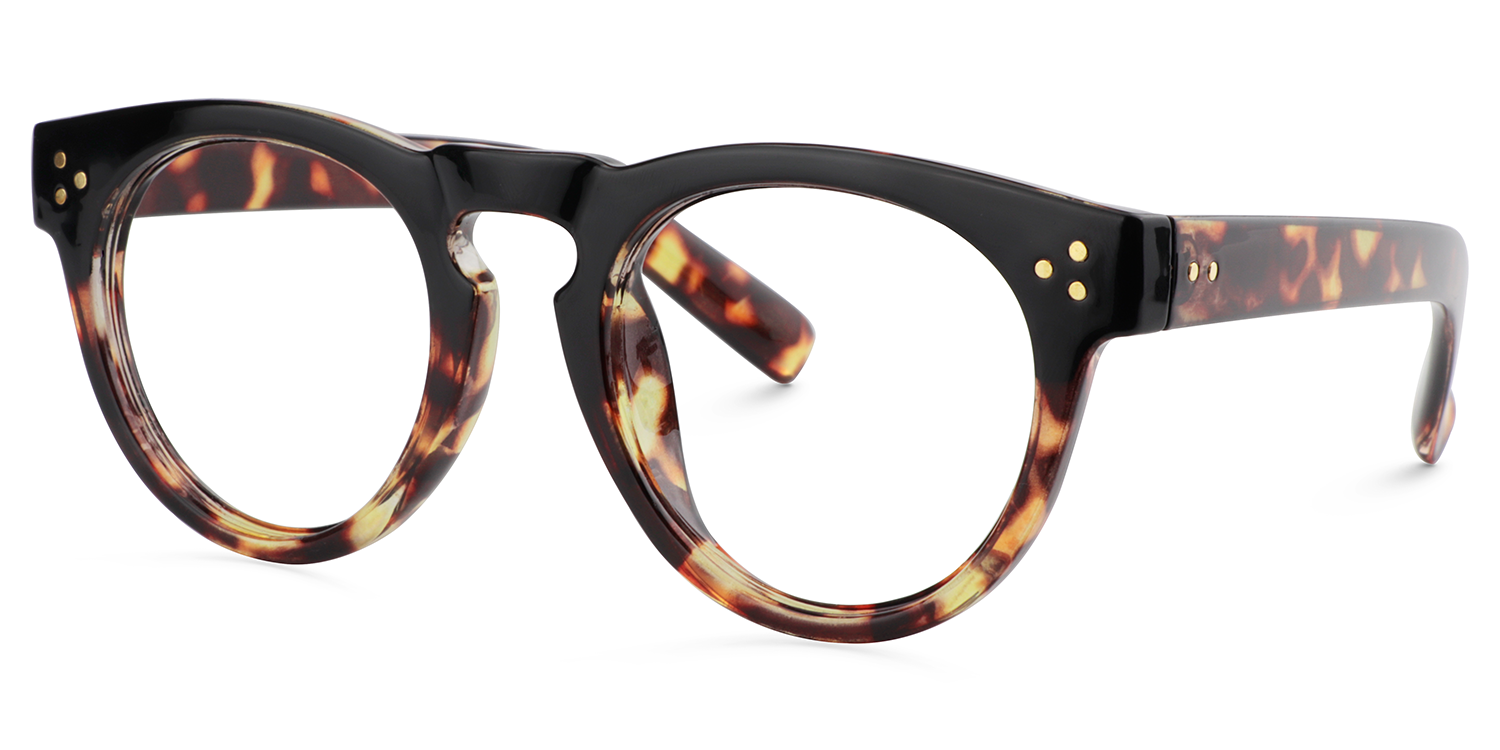 Malloy Round Tortoise Glasses3