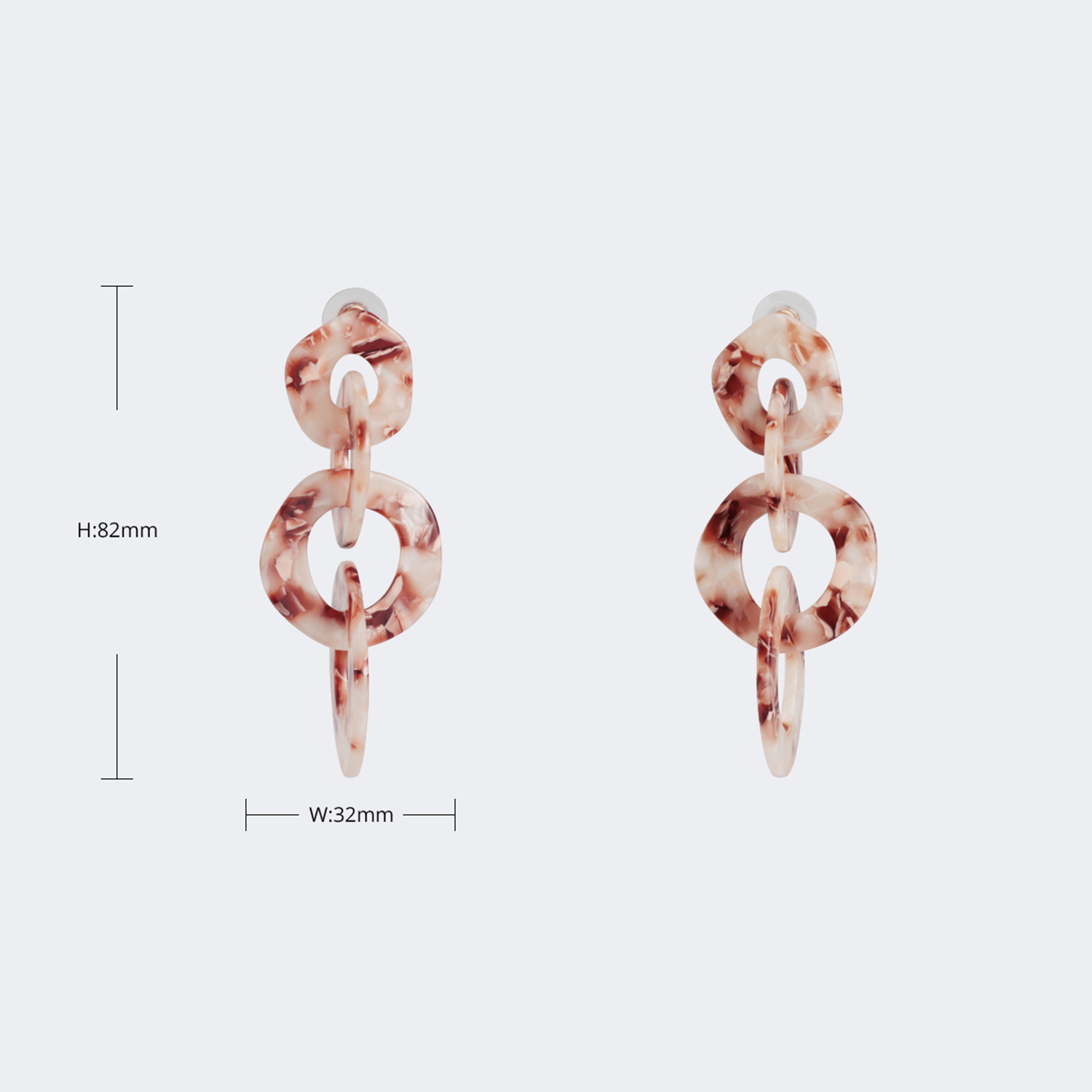 Vintage Round Floral Earrings4