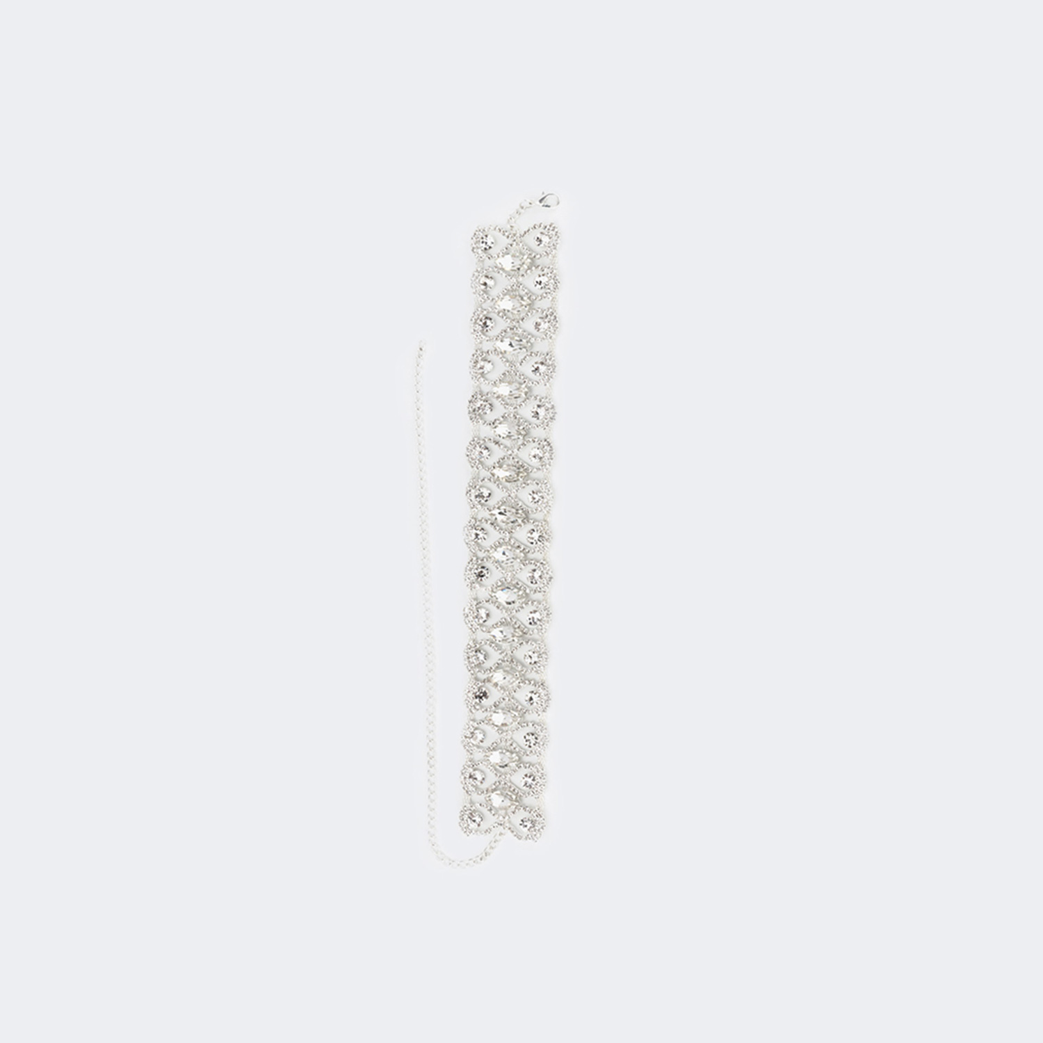 Glaring Occidental Style Silver Necklace1