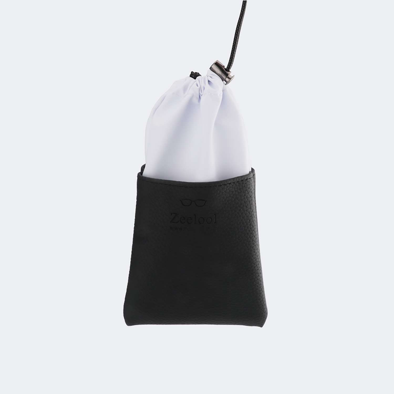 Black & White Portable Eyeglasses Case 3