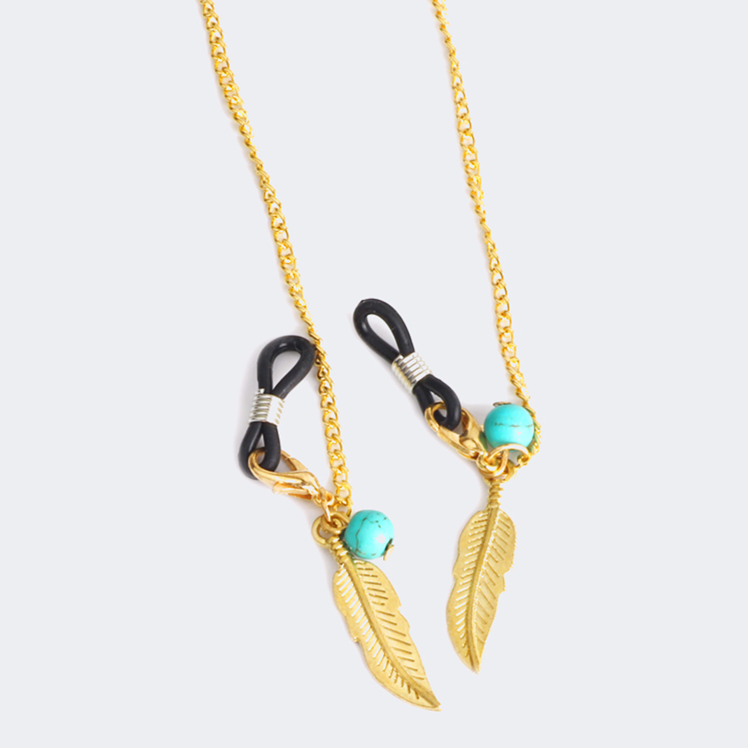 Gold Leaves Eyeglasses Chain-012