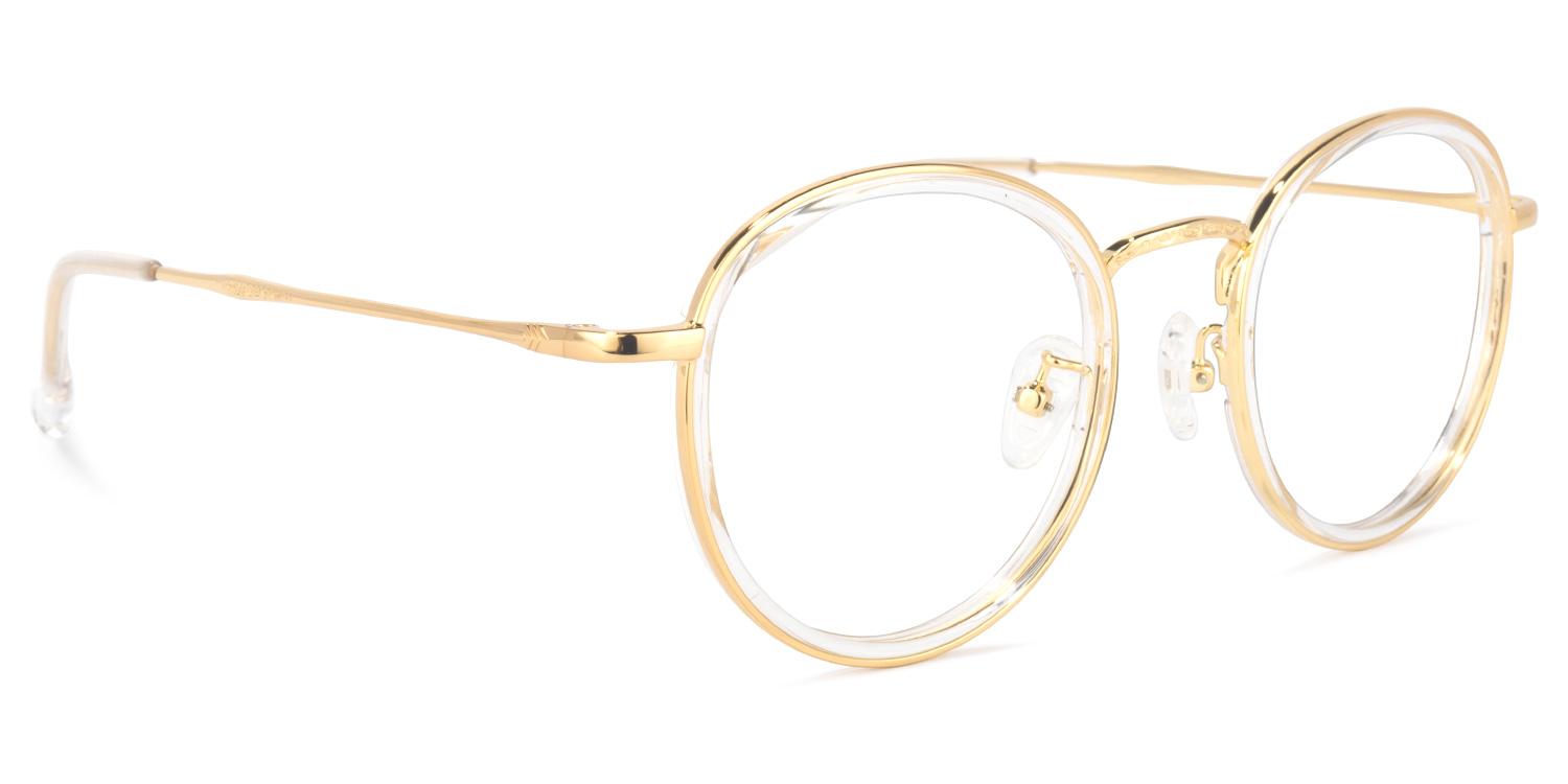 Yahya Round Gold-Crystal Glasses2