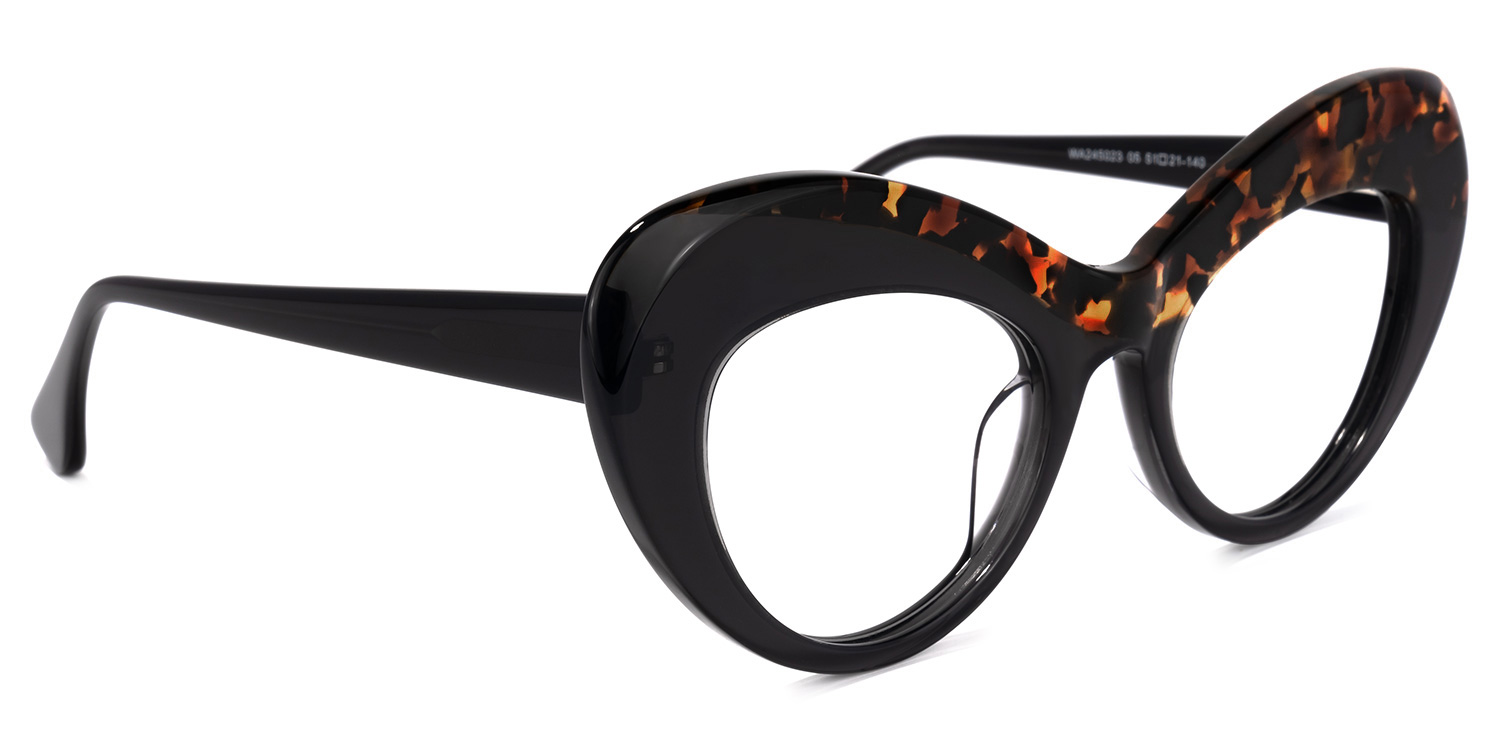 Bellamy Cateye Black-Tortoise Glasses1